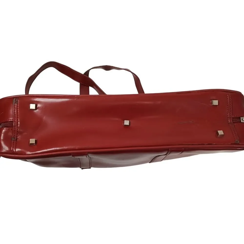 Franklin Covey Burgundy Business Laptop Work Tote Bag Organizer Discontinued